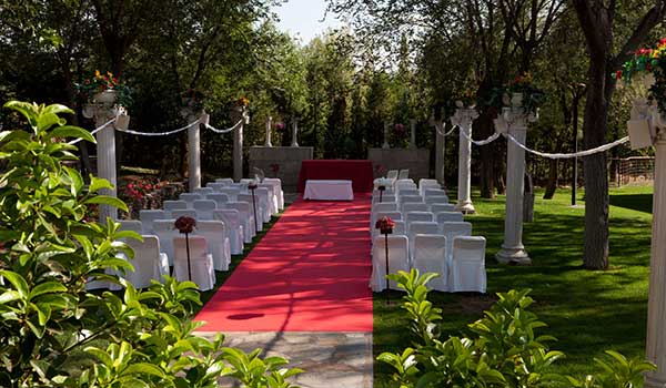 montaje ceremonia boda